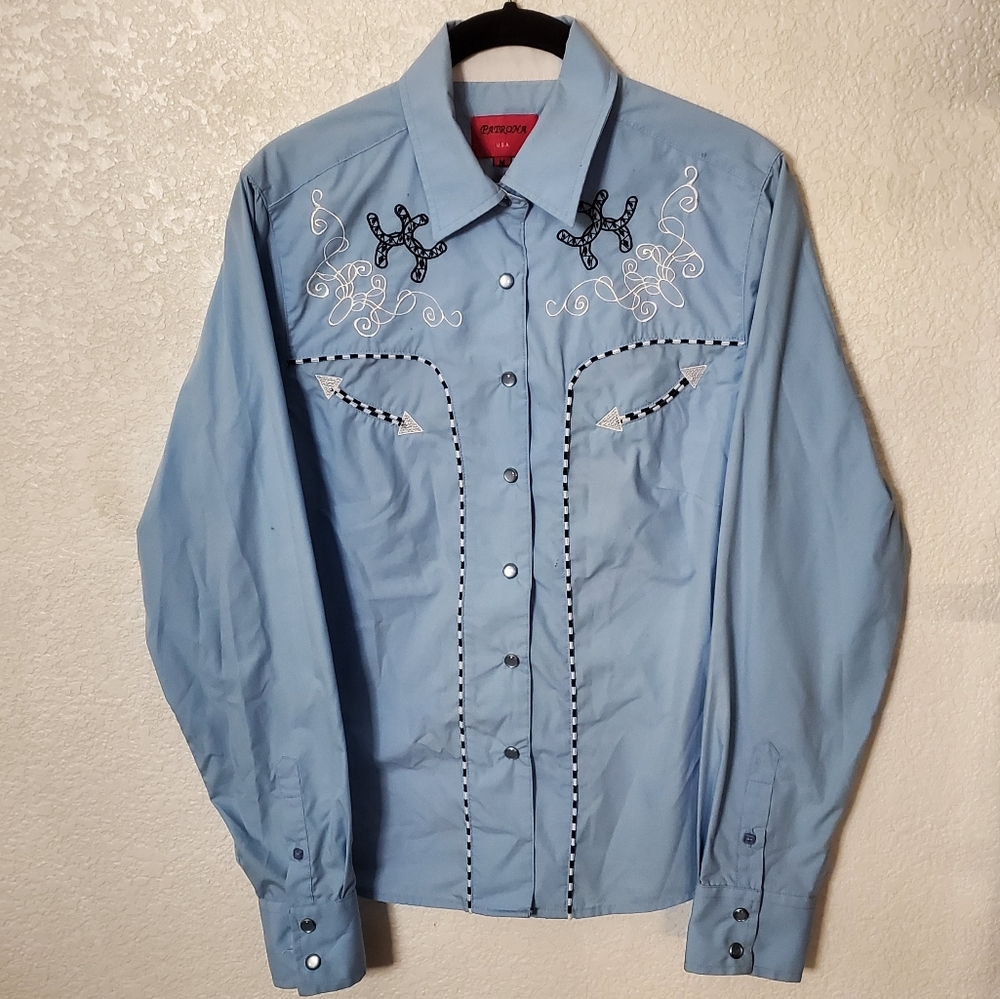 PATRONA Westernwear Women's Button-Up Blouse